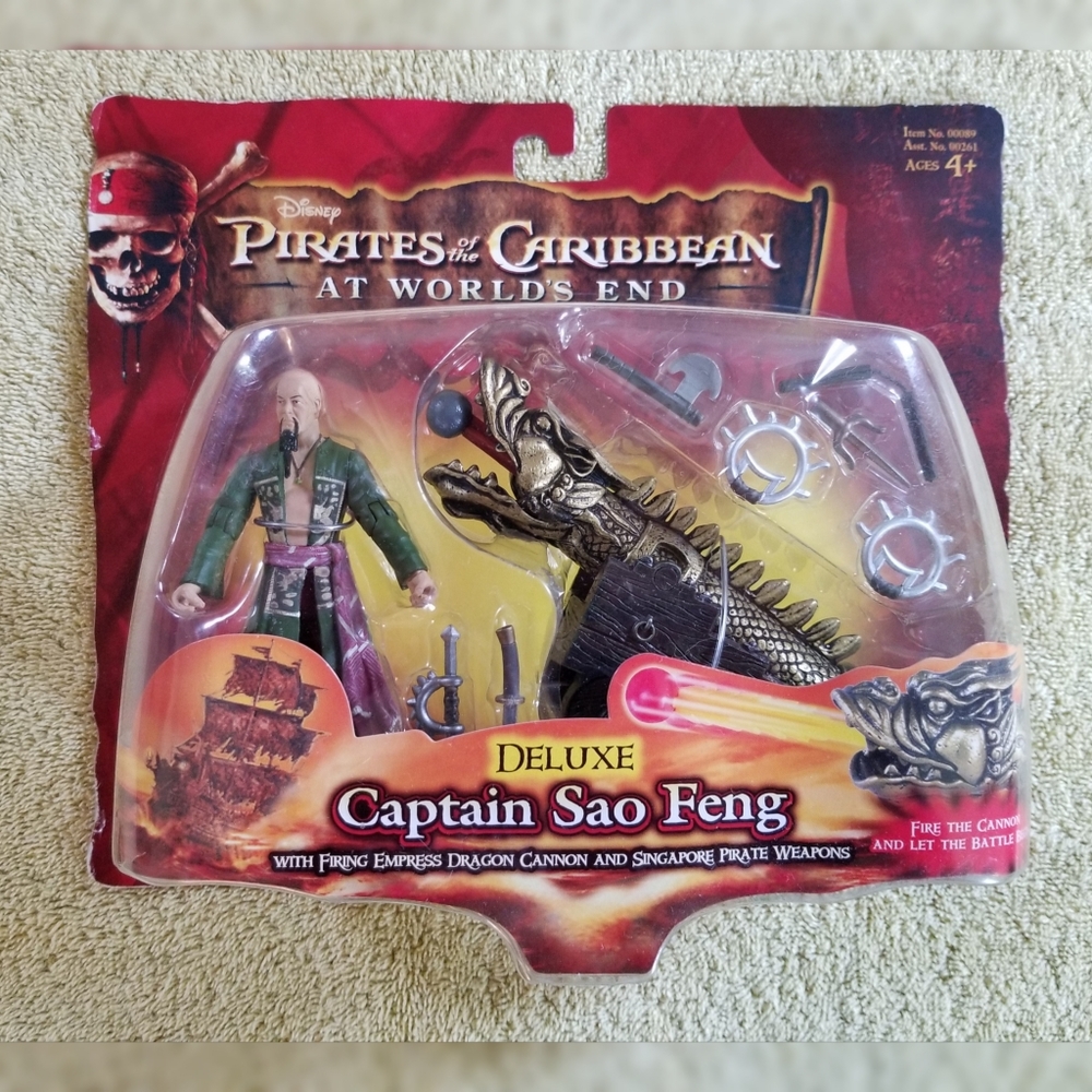 Pirates Of The Caribbean Captain Sao Feng Figure